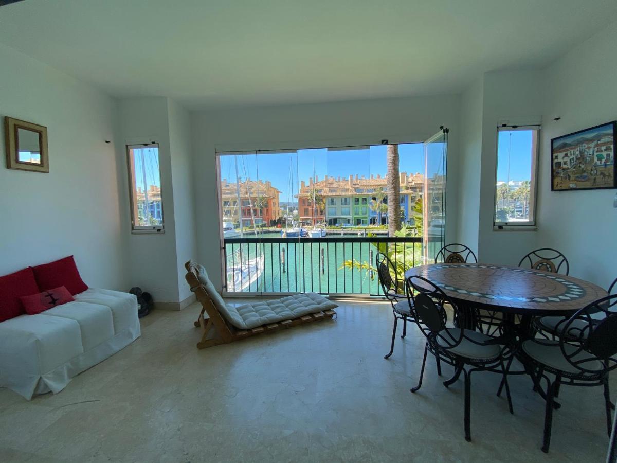 Apartamento Con Piscina ,Playa Con Vistas Panoramicas En La Marina De Sotogrande Сан-Роке Экстерьер фото